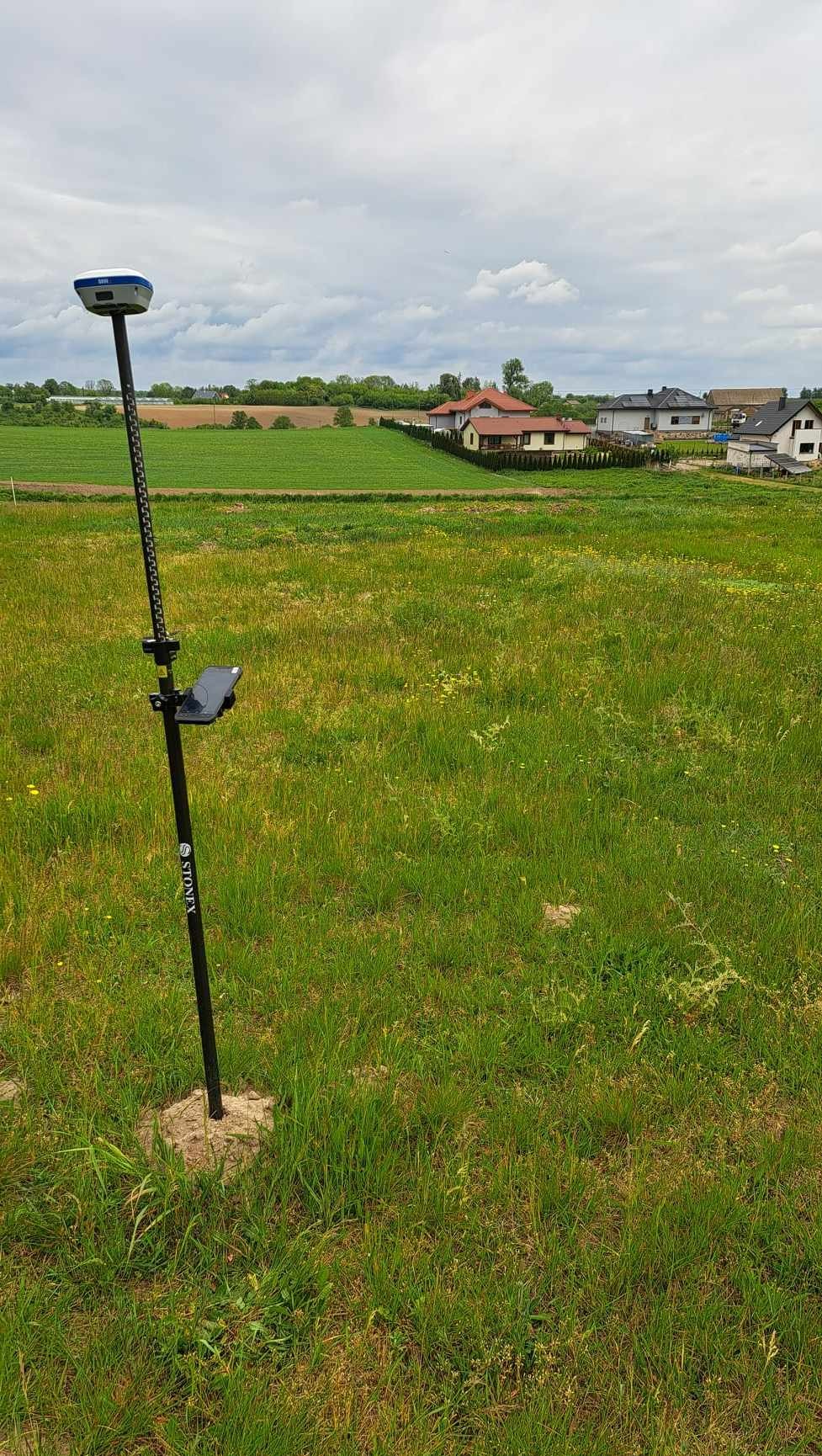Mapa do celów projektowych pod budowę sieci wodociągowej