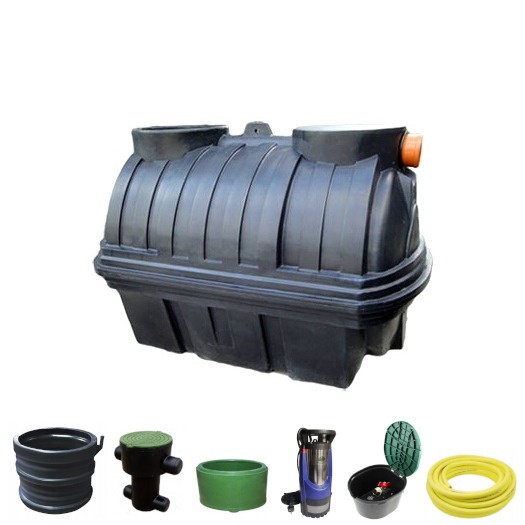 Zestaw do retencji wody deszczowej
