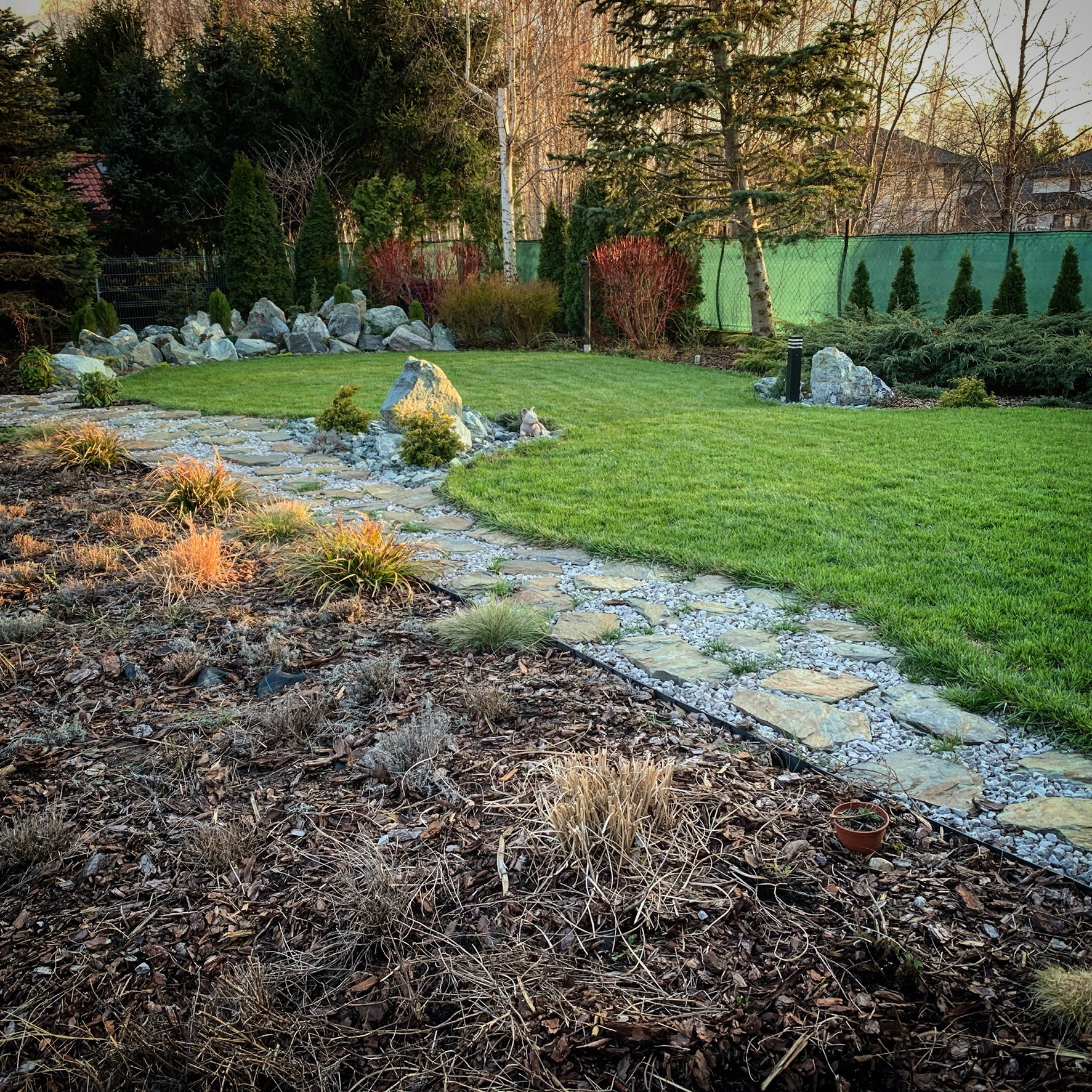 Trawnik i skalniak wg naszego projektu