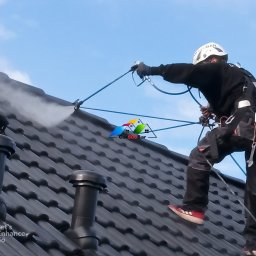 Mycie i malowanie dachów, kostki brukowej , elewacji - Najlepsze Czyszczenie Dachów Poznań