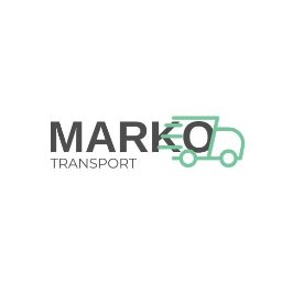 Logo Marko Transport oraz strona internetowa