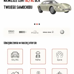 Projekt strony dla Reko Ubezpieczenia