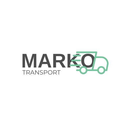 Logo Marko Transport oraz strona internetowa