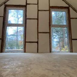 Domek rekreacyjny, kontrukcja drewniana