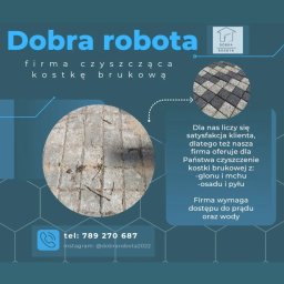 Mycie kostki brukowej jak i pranie tapczanów itp 