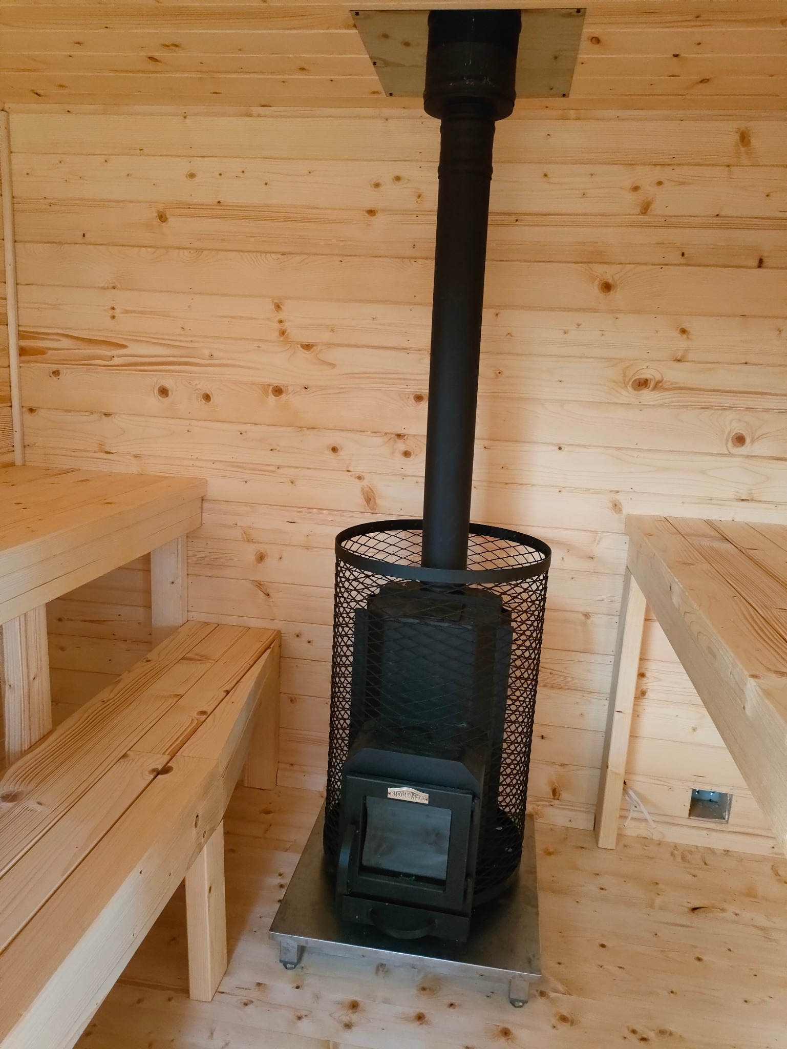 Sauna fińska, zewnętrzna.