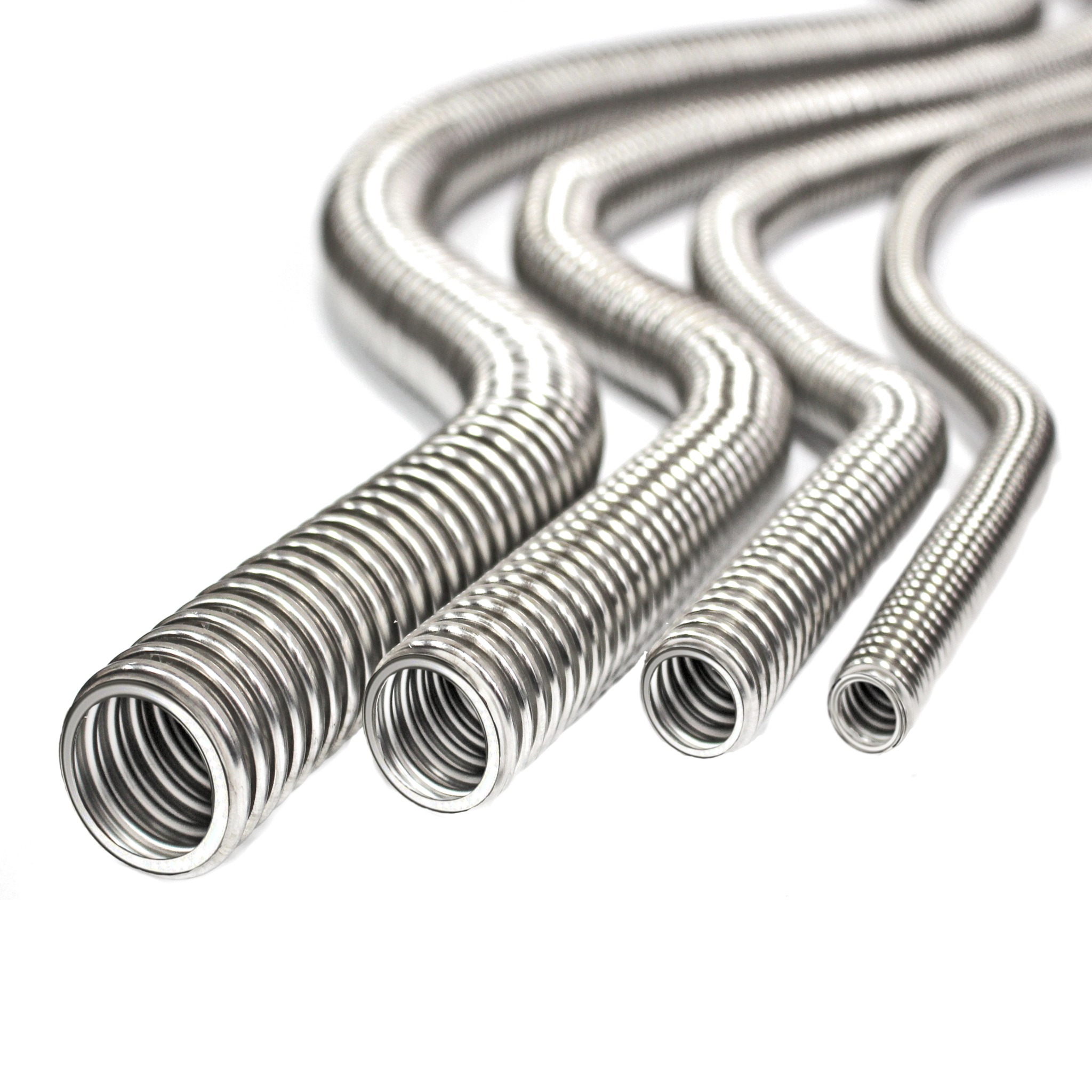 Elastyczne rury ze stali nierdzewnej AISI316L.