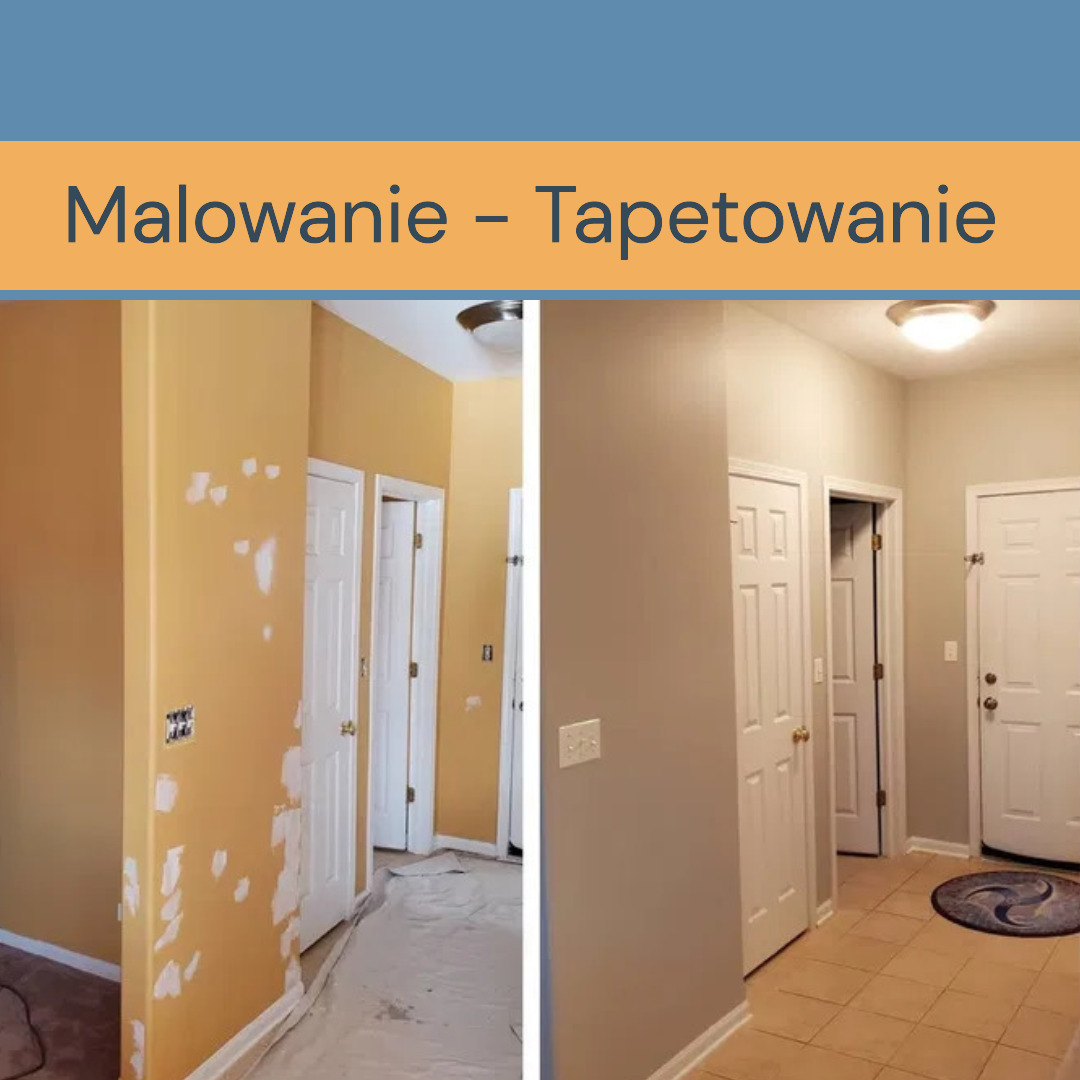 Malowanie, Tapetowanie, Usuwanie Tapet, Przygotowanie powierzchni do malowania.