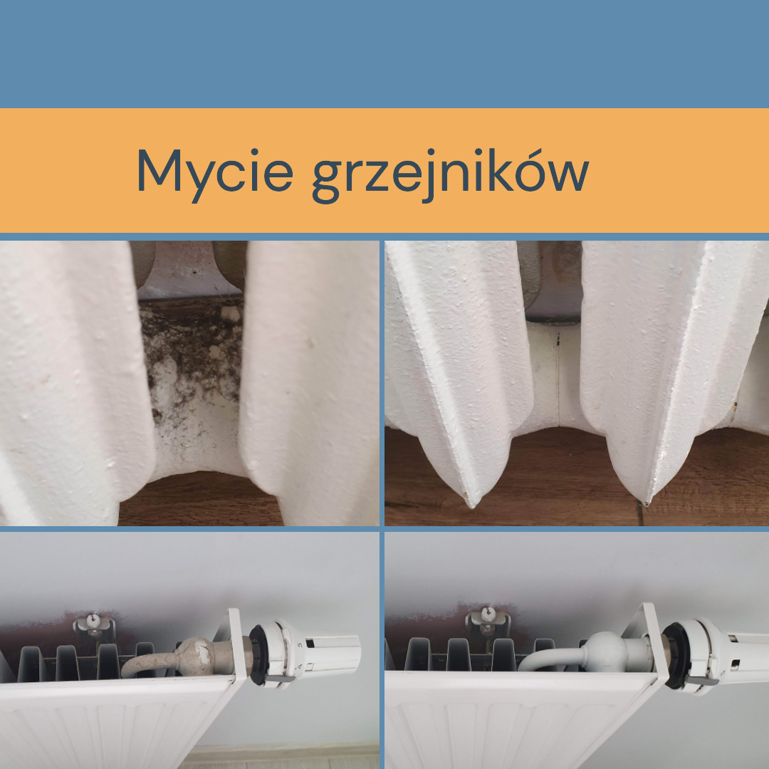 Mycie grzejników.