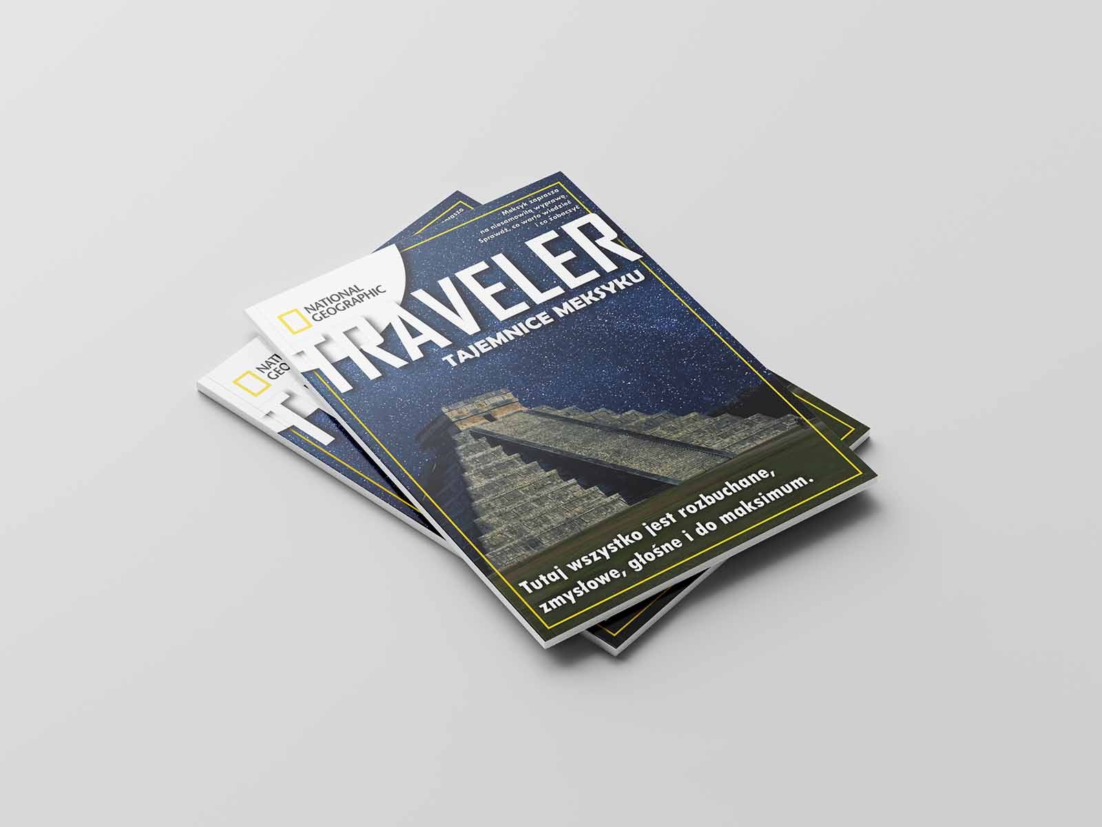 Projekt okładki fikcyjnego numeru „National Geographic'