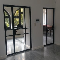 marcin pingwara architekt - projekt drzwi wewnętrznych z mimośrodowym otwieraniem oraz systemem z cichym dotykiem...