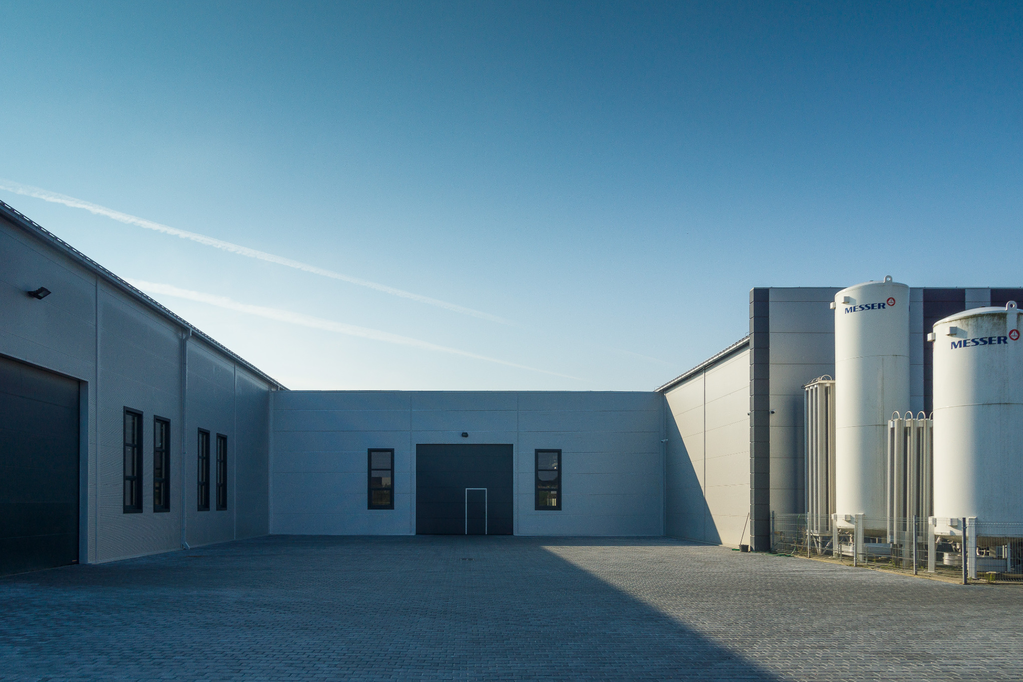 Budowa zakładu przemysłowego firmy Amstal w Modlnicy