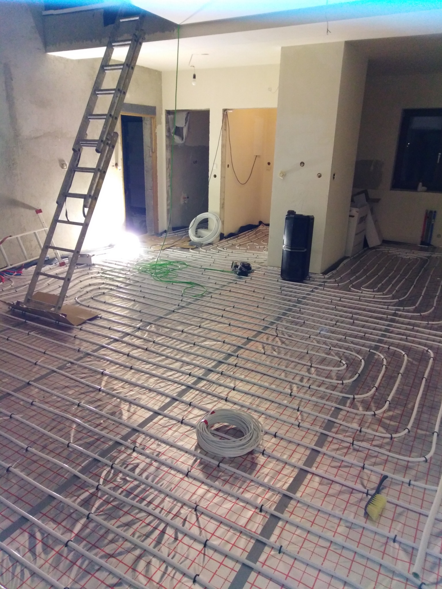 Podłogówka w Kicku