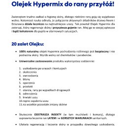 Opis produktu Olejek Hypermix