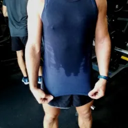 Pierwszy trening zakończony sukcesem! Tak wygląda koszulka po 25 minutowym obwodowym treningu funkcjonalnym :)