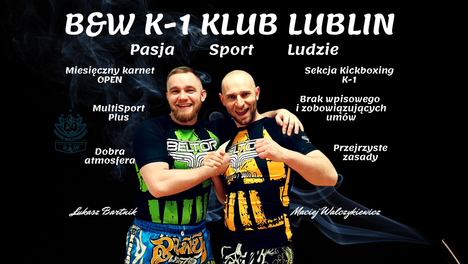 Klub tworzą ludzie, dlatego tak ważna jest dla nas atmosfera na macie. Pełen profesjonalizm nie wyklucza uśmiechu!