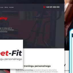 Sweet-Fit Projekt logo i strony internetowej