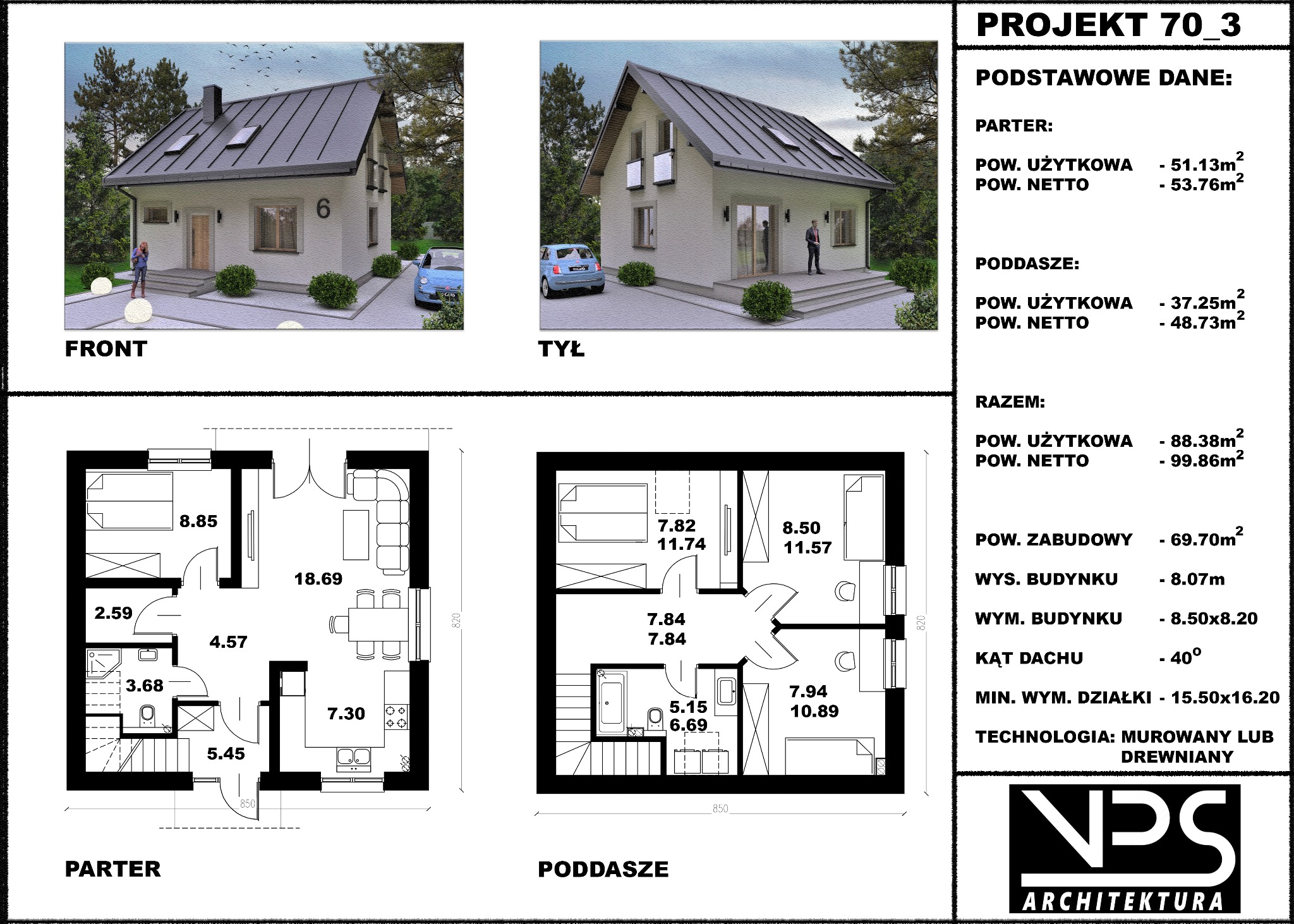 Projekt przebudowy domu Grajewo 4