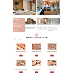 1000 MIAST TOMASZ WILKOSZ - Strona internetowa sklepu Bricky.pl prezentująca ofertę płytek ciętych z cegły i impregnatów, z widocznymi zdjęciami aranżacji wnętrz z wykorzystaniem cegieł oraz produktami w ofercie.