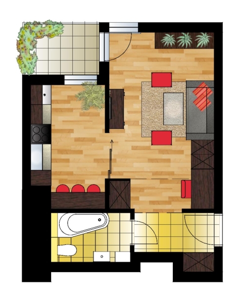 Projekty funkcjonalne (zmiany układu ścianek)