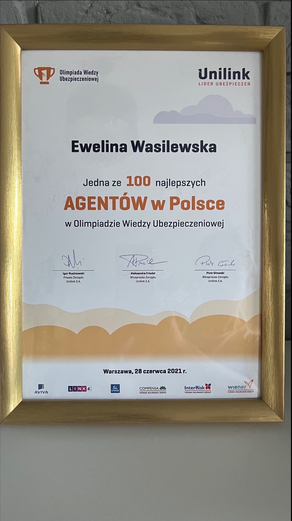 Olimpiada wiedzy ubezpieczeniowej