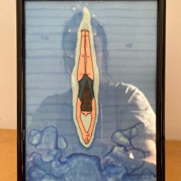 „Głębie”
Technika: makrer-art