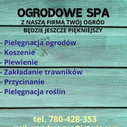 Ogrodowe Spa - Prace Ogrodnicze Gdańsk