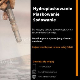 Mobilne Hydropiaskowanie - Usługi hydropiaskowania, piaskowania i sodowanie na terenie całej Polski