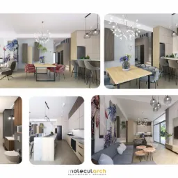 wnętrza domu, ul. Nad Zalewem, Wola Justowska, Kraków