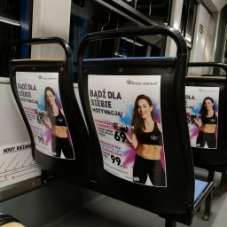Reklama w tramwajach w Krakowie - branża fitness, Fitness Platinium