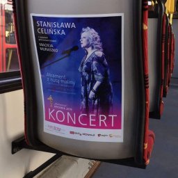 Reklama w tramwajach w Katowicach - branża kulturalna