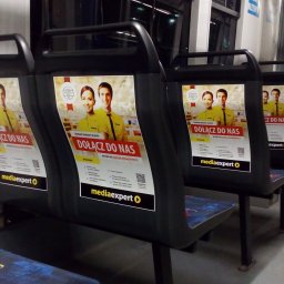 Reklama w tramwajach w Krakowie - oferty pracy, Media Expert