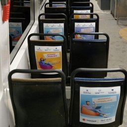 Reklama w tramwajach w Krakowie - szkoły językowe, Lingualand