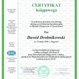 Stowarzyszenie księgowych w Polsce. Certyfikat księgowego.