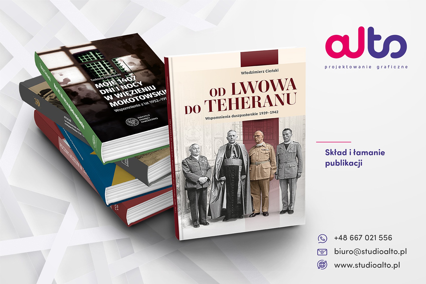 Skład i łamanie książek, czasopism, katalogów, gazet itp.
