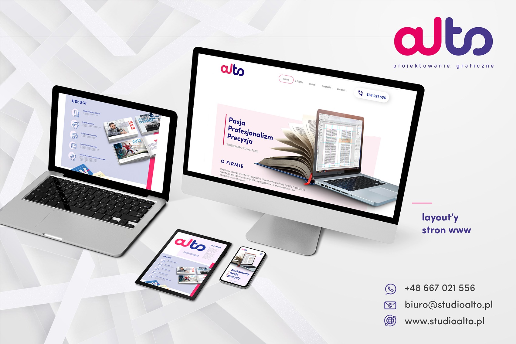 Layout stron internetowych