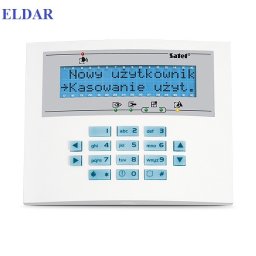 Klawiatura LCD do obsługi systemu alarmowego.