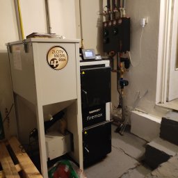Usługowy Zakład Instalacji Sanitarnych - Modernizacja kotłowni, kocioł na pellet