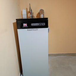 Usługowy Zakład Instalacji Sanitarnych - Instalacja centralnego ogrzewania, kocioł pelletowe typu lodówka