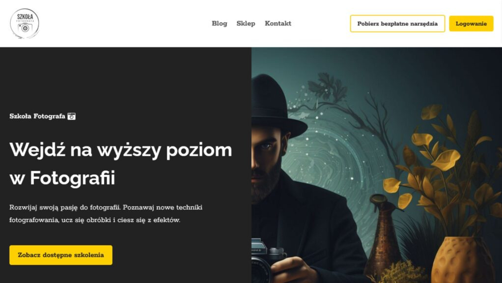Przebudowa strony www na wordpress dla twórcy kursów online