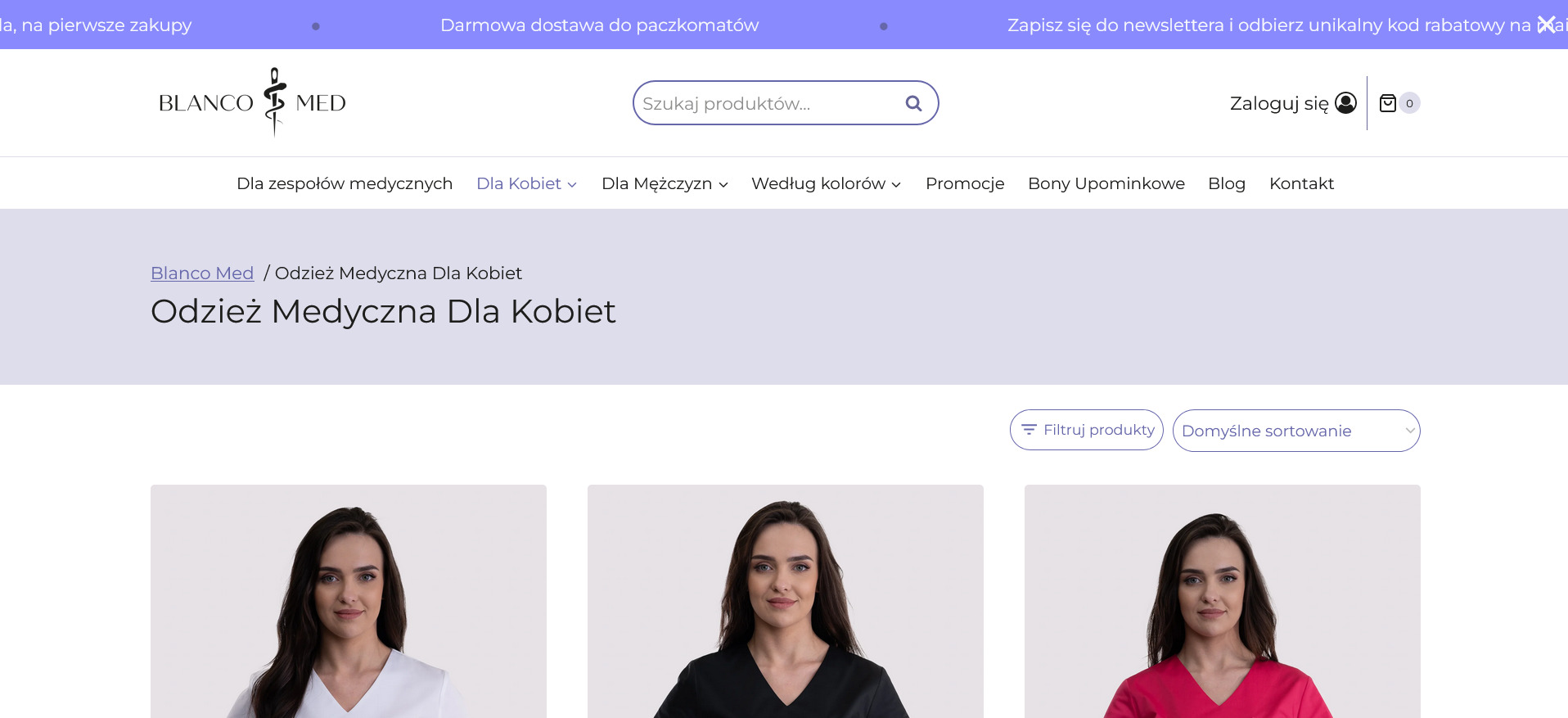 Realizacja sklepu online na WordPress - Blancomed