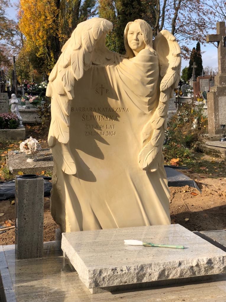 Rzeźba nagrobna. Kamieniarstwo Płock.