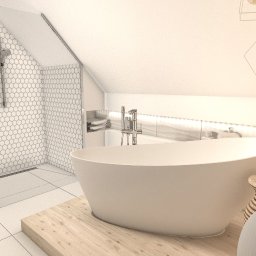 ekskluzywna łazienka - widok na wannę