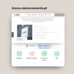 Strona internetowa, grafiki, Rendery 3D, branding
- inoxa-zamocowania.pl