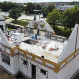 Prace jako generalny wykonawca nad inwestycją w Lusówku.