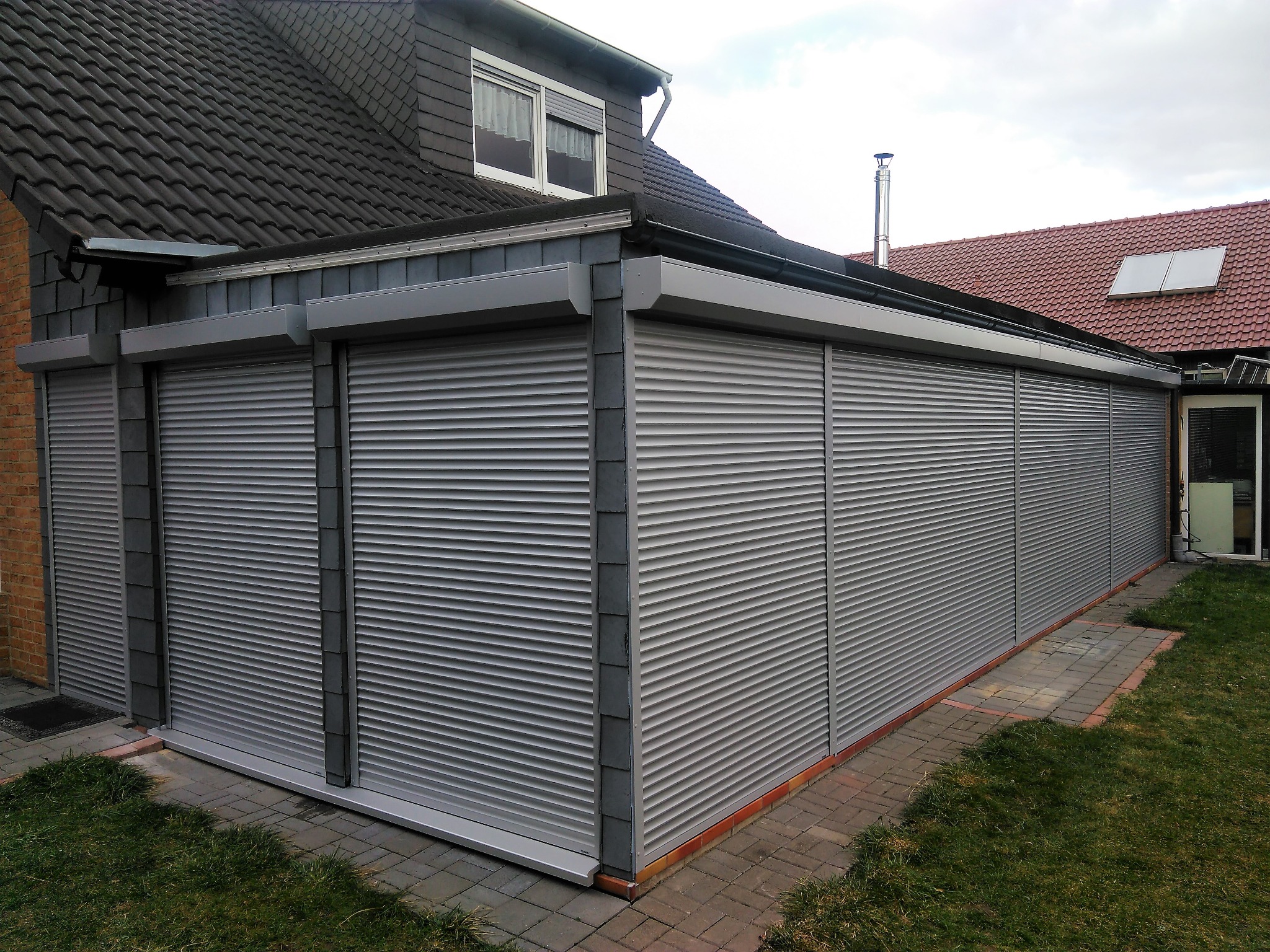 Rolety w ogrodzie zimowym :)