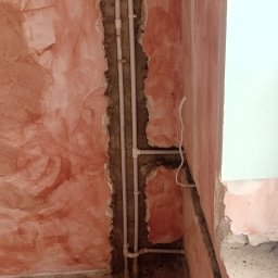 K & J Remont - piony centralnego ogrzewania ukryte w ścianie