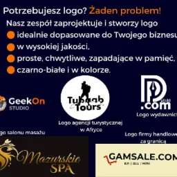 Oferujemy projekty logo w wysokiej jakości dla Twojego biznesu.