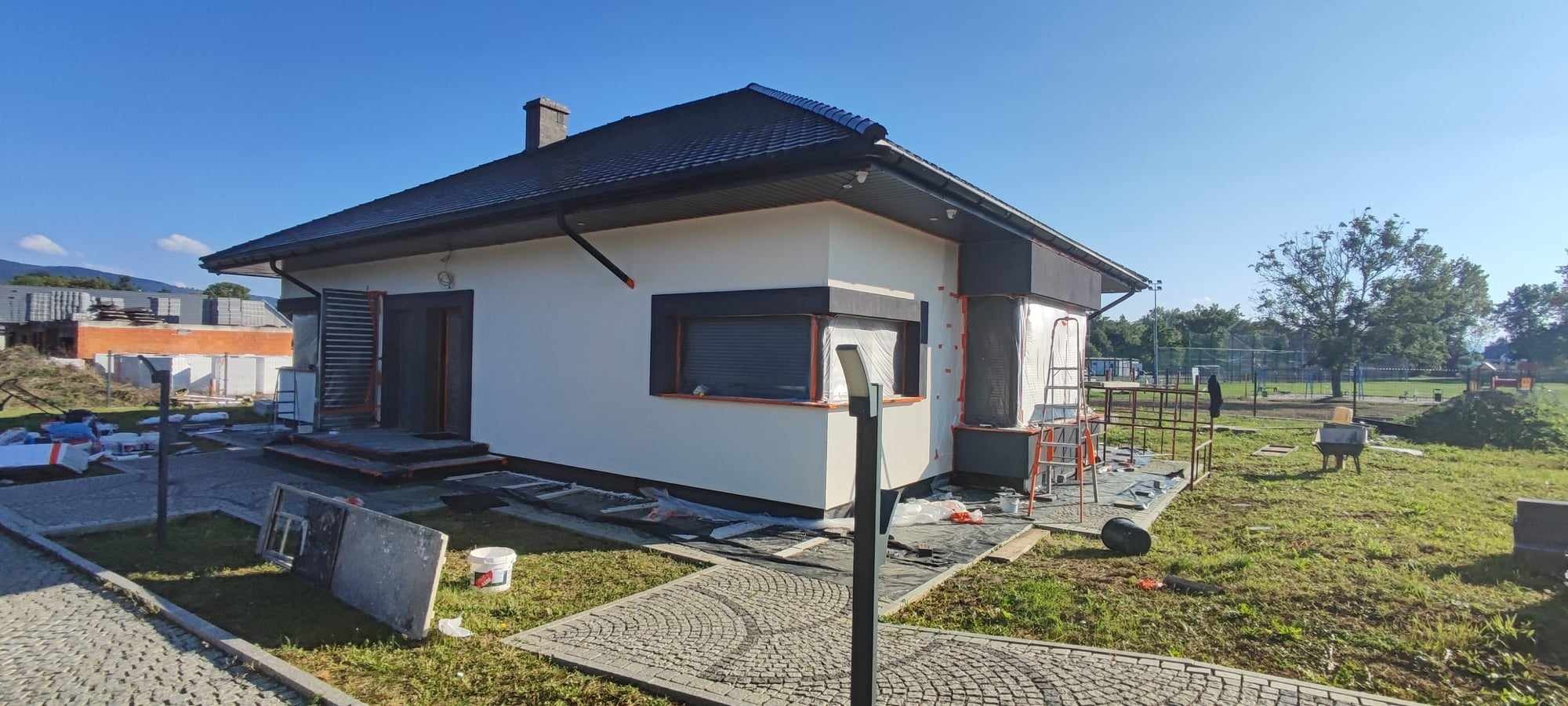 Elewacja domku jednorodzinnego