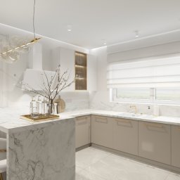 CRUSH Studio - Jasna Kuchnia z Kamiennym Blatem